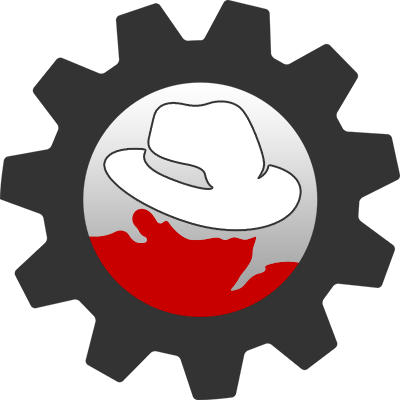 PenTest.WS logo: a white hat inside a red and gray gear